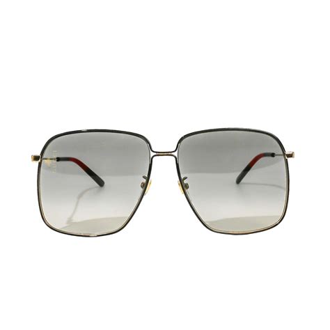 gucci gg0394s oversized square woman's sunglasses 61mm|square sunglasses women luxury.